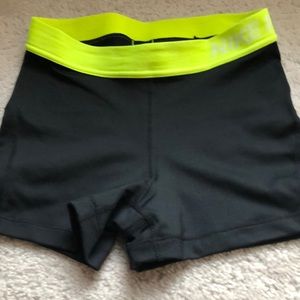 Black Nike shorts